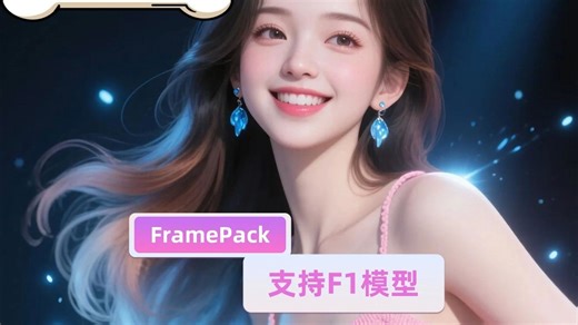FramePack F1 支持首尾帧、完美支持50系，支持批量处理、免安装一键启动整合包