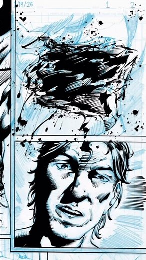 Inking Page 2 of my werewolf comic book! #comicart #comics #art #horrorcomics #comicartwork