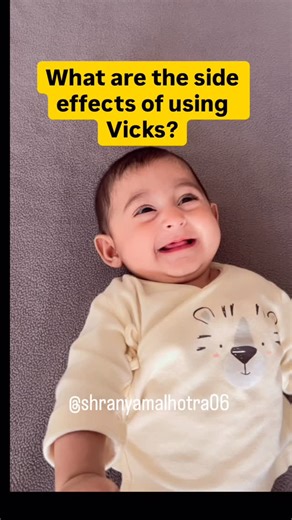 Shranya Malhotra on Instagram: "Reasons why Vicks VapoRub is unsafe: 1) Camphor toxicity: Ingesting even small amounts leads to nausea, vomiting, seizures, or respiratory failure in infants. 2) Airway irritation: Vapors irritate narrow infant airways, increasing mucus production and worsening congestion instead of clearing it. 3) Respiratory distress: Triggers excessive mucin secretion, slows ciliary function, and heightens breathing difficulty in young children. 4) Accidental risks: Babies may