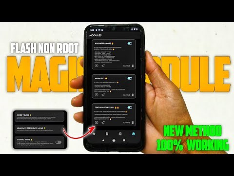 REVOLUTIONARY METHOD : Install Magisk Modules on Non Rooted Devices - Easy,Safe & 100% Working !
