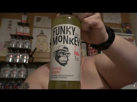 Juomatesti: Funky Monkey Energy Drink Green Apple
