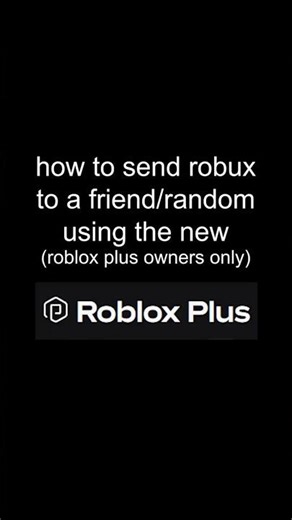how to send robux to other people using the new roblox plus (0% robux cut)