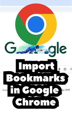 Import Bookmarks in Google Chrome