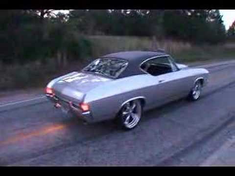 68 chevelle burnout LAYDRAG