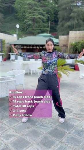 Easy Front & Back Feet Tap for Thigh Fat Loss (No Squats, No Lunges)