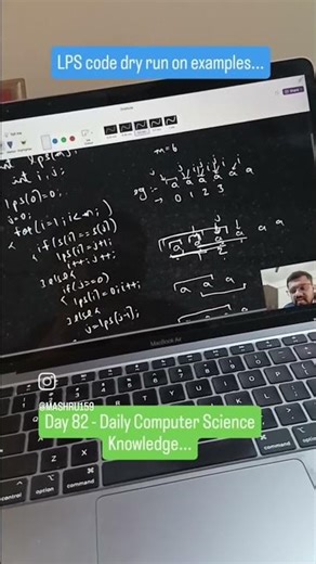 Longest proper prefix suffix examples #shorts #ytshorts #LPS #dsa #faang #maang