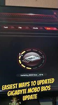 easiest ways to update gigabyte motherboard bios ✅