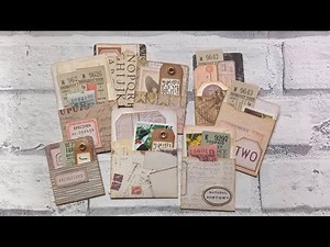 DIY Library Pockets From Scraps - #msscrapbusters