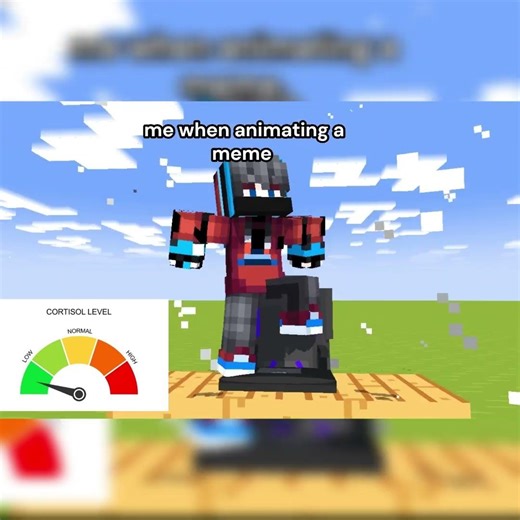 me when animating a episode VS animating a meme | #minecraft #meme #trending