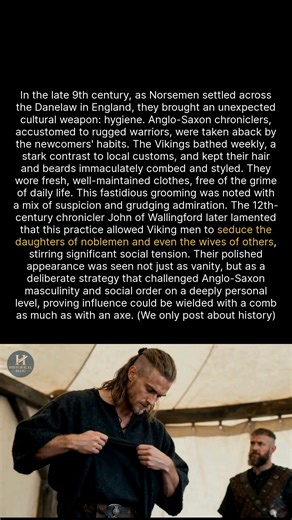The Vikings secret weapon in England was not just the axe, it was the comb. #history #vikings #historyfacts #medieval | Historical Blog