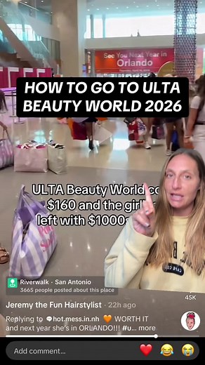 We already know where @Ulta Beauty world will be in 2026!!!! Looks like this year was an insane success - also correcting myself in the vid, it was just one day for consumers this yr! #ultabeauty #greenscreen