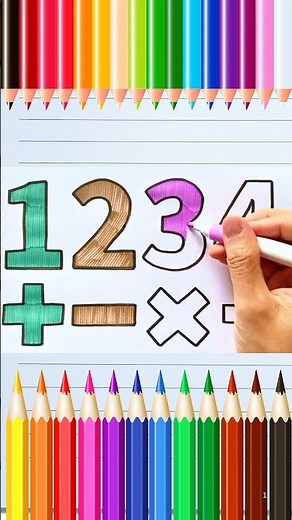 1 2 3 COUNTING NUMBER | LEARN PLUS, MINUS, MULTIPLY, SIGN #1to10 #counting #numbers