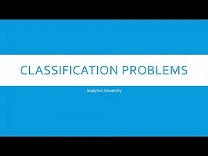 Classification Problems in Machine Learning
