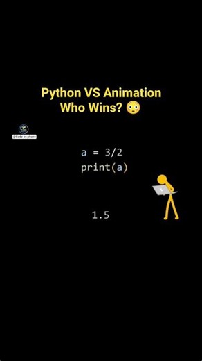 Python vs Animation ⚔️🔥Coding logic meets creativity 😳🐍