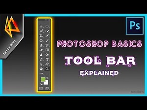 Photoshop Basics : Toolbar Photoshop CC tutorial ; Tools tutorial photoshop cc ; Techdroid4U