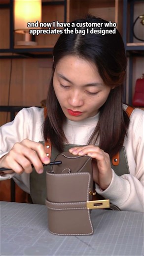 High-end handcrafted leather bag, different color options do you love it?🥰