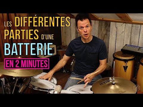 Les différentes parties d'une batterie