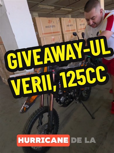 🎉 GIVEAWAY NOU la Alfarad.ro! 🎉 🏍️ Poți câștiga un Motocross KXD ProGermany Hurricane 125cc! 📅 Extragerea are loc pe 14 August, LIVE! ✅ Pentru înscriere: ➡️ Follow la @Alfarad.ro ➡️ Like acestui videoclip ➡️ Tag la 3 prieteni în comentarii ⚠️ Trebuie să fii prezent pe LIVE în data de 14 August pentru a putea revendica premiul! 🍀 Mult succes tuturor! Ne vedem pe LIVE! 🔥 #alfarad #giveaway #125cc #kxd #fory