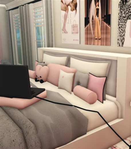 Bloxburg Bedroom Tour: Victoria's Secret Angel Themed Build