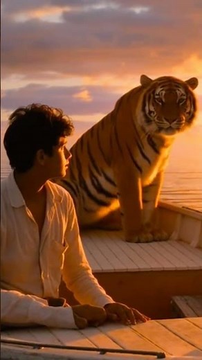 “Life of Pi Cinematic Scene | Pi & Richard Parker Lost in the Ocean