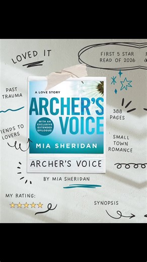 7 books into 2026 and this one will stay with me 🤍📚 #CurrentlyFinished #ArchersVoice #booktokromancebooks #RomanceReads #BookTok