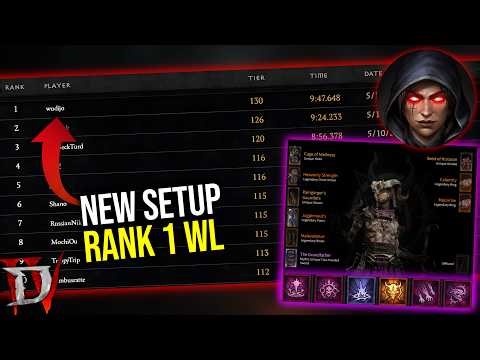 Diablo 4 - TIER 130 HC DONE: New Lunatic Warlock