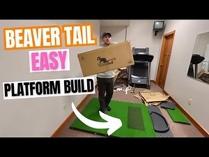 DIY Beaver Tail Hitting Strip Budget Golf Platform