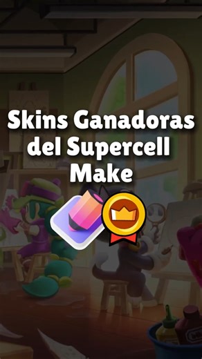 THESE ARE THE WINNING SKINS FROM SUPERCELL MAKE #brawlstars #brawlstarsgame #foryou #shorts
