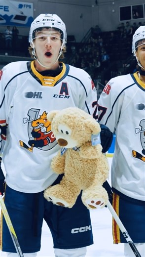 Teddy Bear Toss Game 🧸 This Saturday vs Kingston ⏰| 7:30pm 🎟️| https://barriecolts.ticketpro.ca/en/pages/BarrieColts_Games/performances/COLTS2526 | OHL Barrie Colts