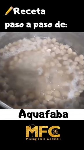 Aquafaba Paso a paso