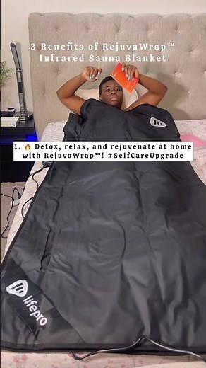 3 things you should know about the RejuvaWrap™ Infrared Sauna Blanket👇