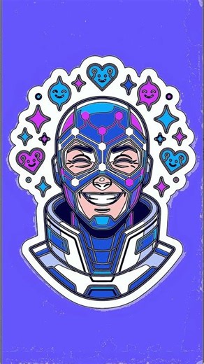 Easy Cyber Hero! Draw a Smiling Sci-Fi Character