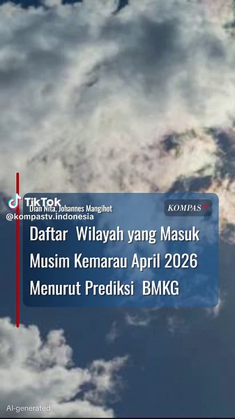 Prediksi Musim Kemarau April 2026 oleh BMKG