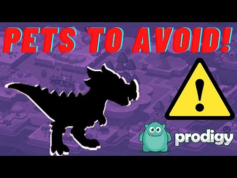 5 Pets To *AVOID* And NOT USE! | Prodigy Secrets