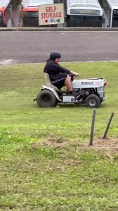 I took my lawn mower for a rip around the paddock! Then it dropped its coolant… | Mr.mullet Burnouts