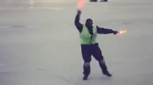 Dancing on air: Toronto ramp agent's routine takes off