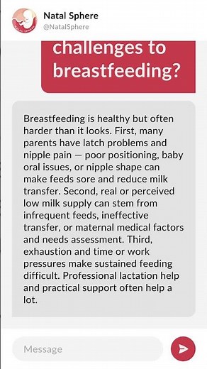 What are three challenges to breastfeeding?