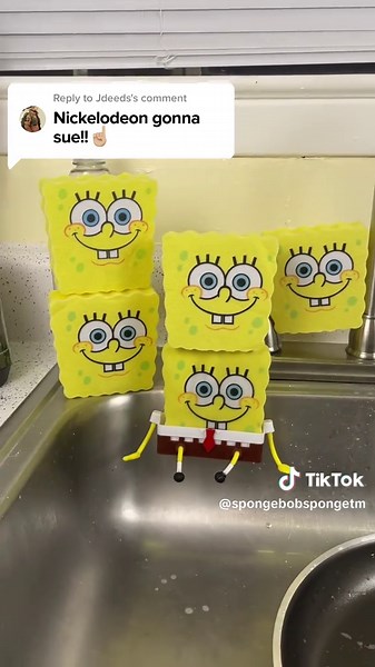 Pov: You produce the best sponge out there🤯#spongebobsquarepants