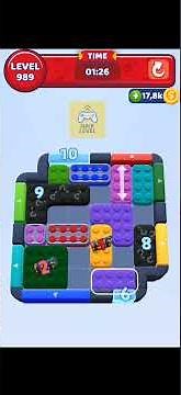 Color Block Jam Level 989 Solution Walktrough