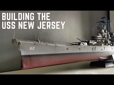 1/350 USS New Jersey BB-62 Modernised Full Build Video