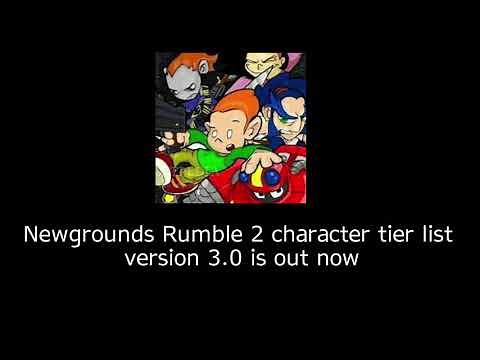 Newgrounds Rumble 2 Character Tier List Version 3.0 out now!