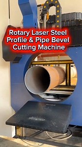 Rotary Laser Steel Profile & Pipe Bevel Cutting Machine #RotaryLaser #SteelCutting #PipeBeveling | Haizul Bhai 001