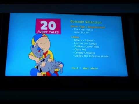 PBS kids 20 furry tales DVD menu walkthrough