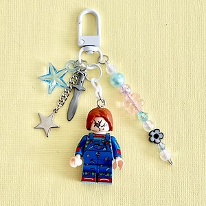 Handmade Chucky Charm Keychain: Horror Movie Inspired Bag Accessory - Etsy UK