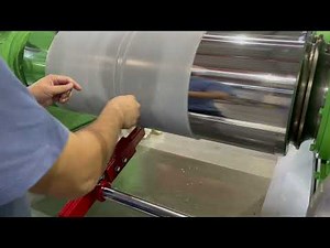 【ミキシングロール】リボン切り出しカッター実践デモ（シリコン）