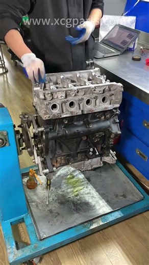 Complete Engine Overhaul Process #excavator #heavyequipment #machine #automobile