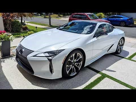 Lexus LC500 Cold Start Acceleration and Sound