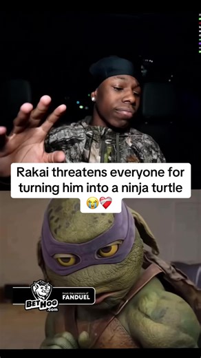 Rakai talks about his ninja turtle meme #fyp #rakai #ninjaturtle