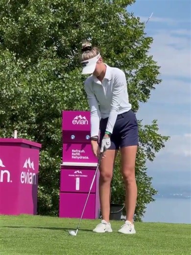 olivia swing routine #golf #happygolf