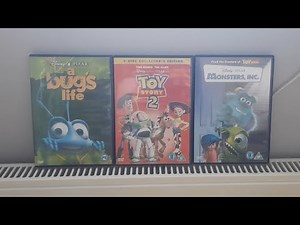 A Bug's Life, Toy Story 2 & Monsters, Inc. (UK) DVD Unboxing